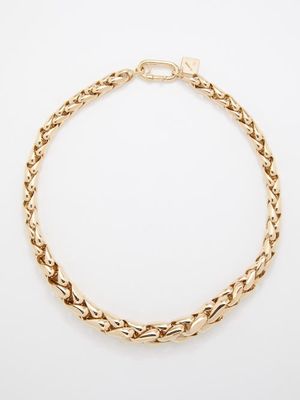 Lauren Rubinski - Wheat-chain 14kt Gold Necklace - Womens - Gold