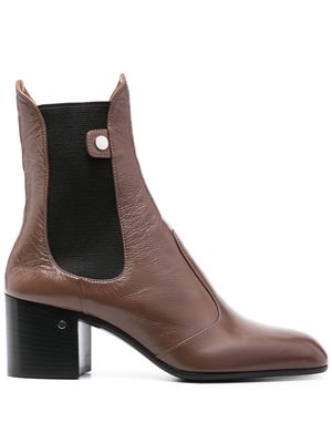 Laurence Dacade Angie 60mm leather ankle boots - Brown