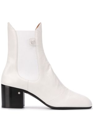 Laurence Dacade block-heel ankle boots - White