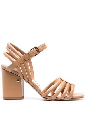 Laurence Dacade Camila 80mm leather sandals - Neutrals