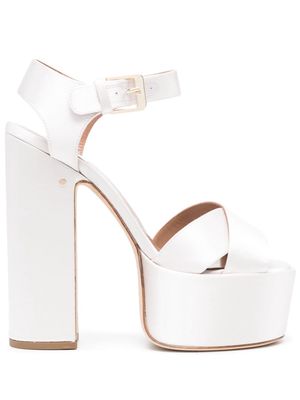 Laurence Dacade Rosella 150mm satin sandals - Neutrals