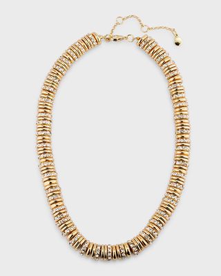 Laurie Crystal Rondelle Necklace