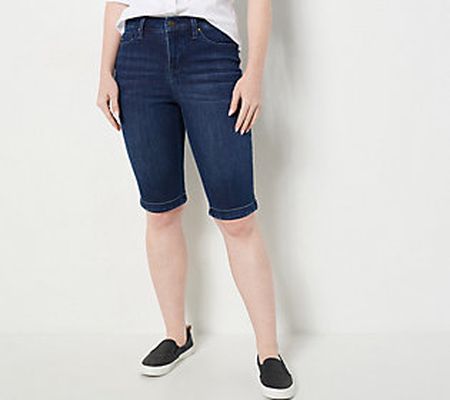 Laurie Felt Regular Daisy Denim Knee Grazer