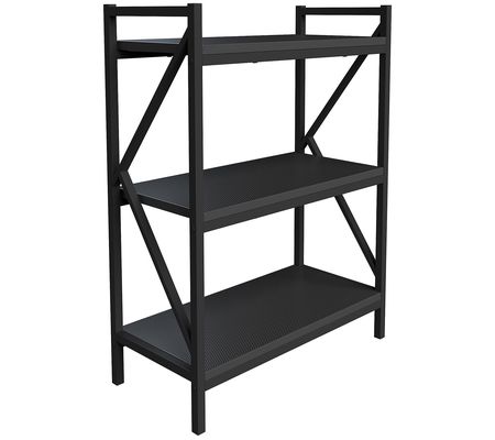 Lavish Home 3 Shelf Bookcase Console Table or S torage Shelf