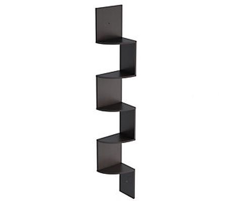 Lavish Home 5 Tier Floating Corner Shelf