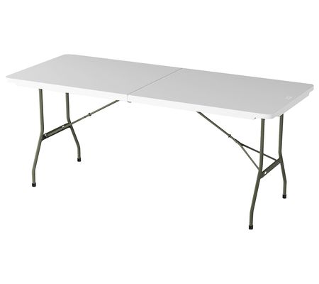 Lavish Home 6-Foot Folding Table Indoor and Outdoor Table