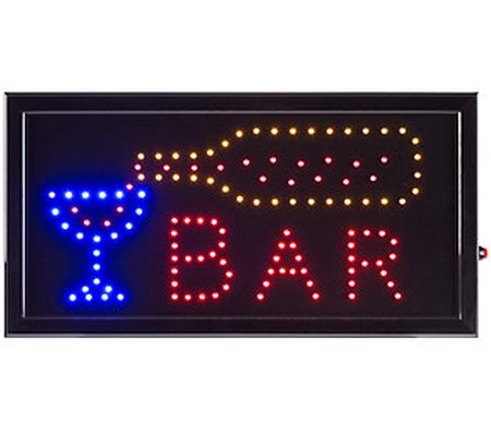Lavish Home Bar LED Sign with Animation