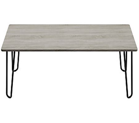 Lavish Home Coffee Table with Hairpin Legs