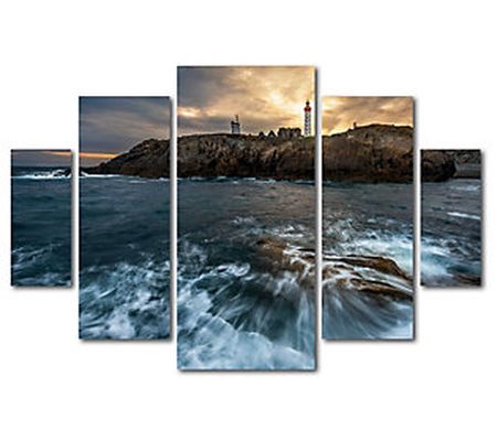 Lavish Home Mathieu Rivrin The Lighthouse 5-Pie ce Print