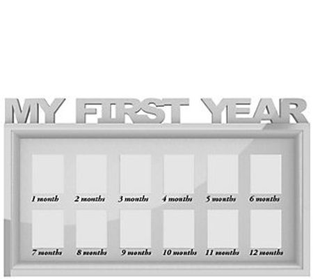 Lavish Home My First Year Keepsake Frame for 12 Months