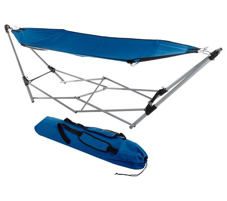 Lavish Home Portable Hammock with Stand and Car ry Bag