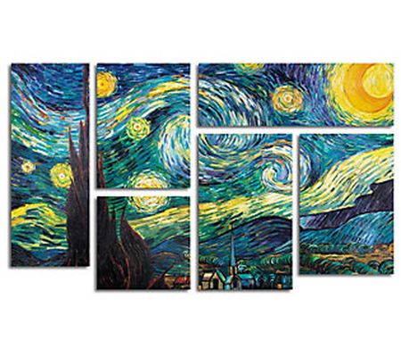 Lavish Home van Gogh Starry Night 6-Piece Print