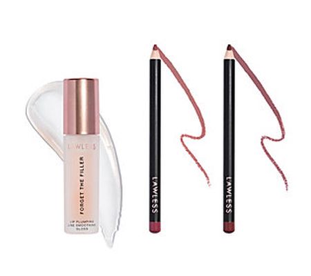 Lawless Beauty Forget the Filler Lip Plumping 3pc Kit