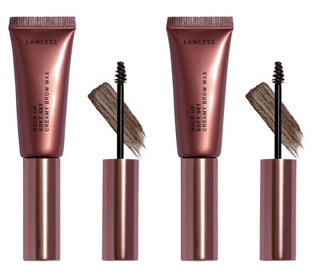 Lawless Beauty Hold Up Soft Set Creamy Brow Wax Duo