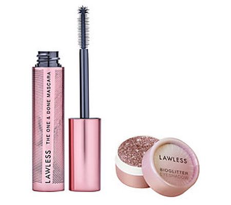 Lawless One & Done Mascara & Bioglitter Eyeshad ow