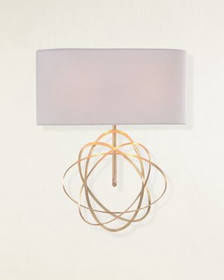 Layered Acrylic Two-Light Wall Sconce