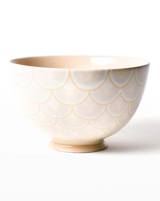 Layered Arabesque Footed Bowl