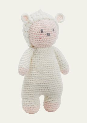 Layla Crochet Lamb Rattle Toy