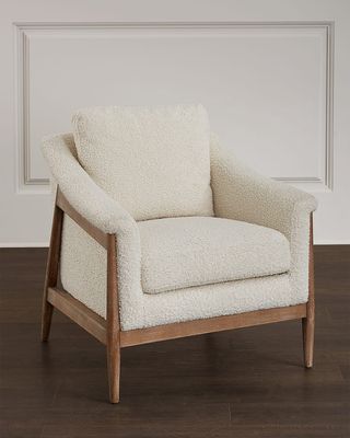 Layla Faux Shearling Accent Chair