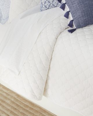 Layla White Queen Coverlet