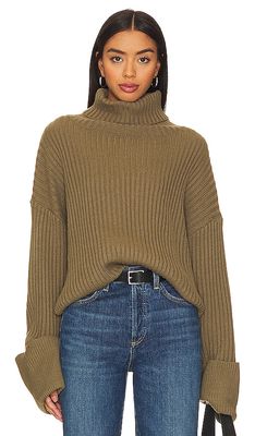 LBLC The Label Liam Sweater in Olive