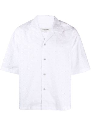 Le 17 Septembre short-sleeved cotton shirt - White