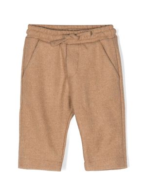 Le Bebé Enfant drawstring-waist felted shorts - Neutrals