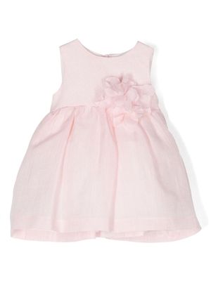 Le Bebé Enfant floral-appliqué sleeveless dress - Pink