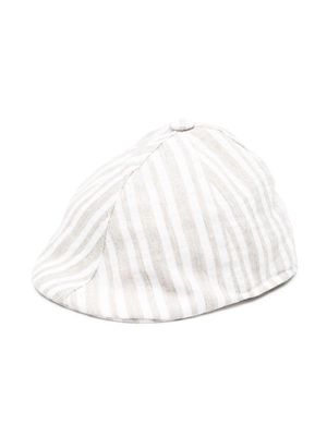 Le Bebé Enfant peaked striped beret - Grey