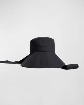 Le Bob Bando Cotton-Blend Wrap Bucket Hat