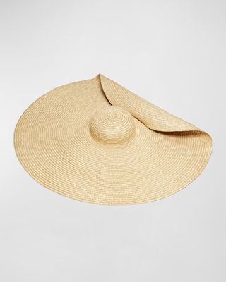 Le Chapeau Bomba Straw Wide Brim Hat
