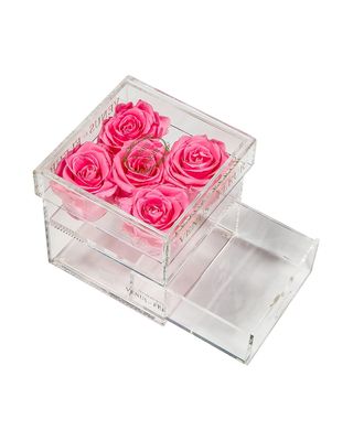 Le Clair Cinq Clear Rose Box