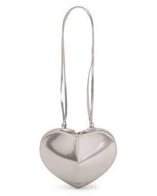 Le Coeur Heart Metallic Crossbody Bag