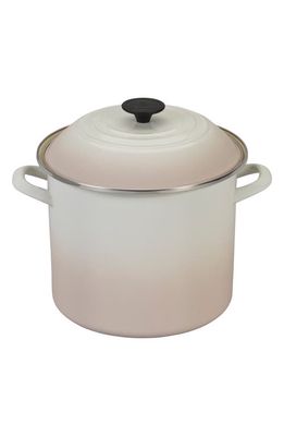 Le Creuset 10-Quart Enameled Steel Stockpot in Meringue