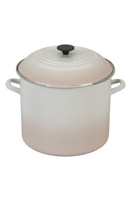 Le Creuset 16-Quart Enameled Steel Stockpot in Meringue