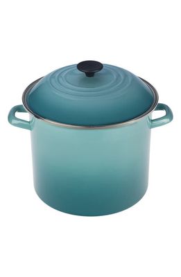 Le Creuset 8-Quart Enameled Steel Stockpot in Caribbean