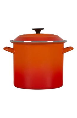 Le Creuset 8-Quart Enameled Steel Stockpot in Flame