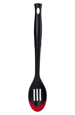 Le Creuset Bi-Material Slotted Spoon in Cherry