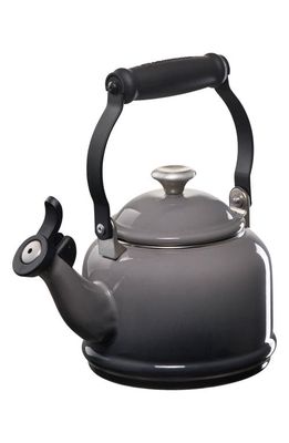 Le Creuset Demi Tea Kettle in Oyster/Silver