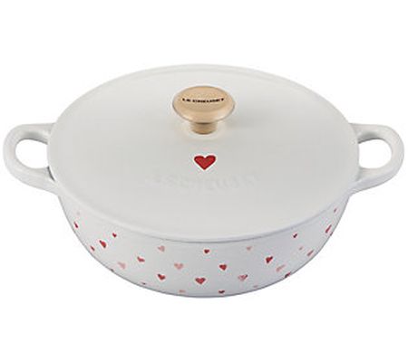 Le Creuset L'Amour 2.75-qt Cast-Iron Soup Pot w ith Gold Knob