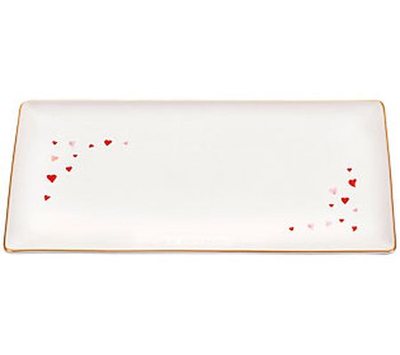 Le Creuset L'Amour Valentine's Day Rectangula r Hostess Tray