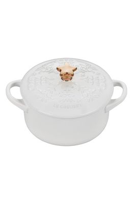 Le Creuset Noël Collection Snowflake Mini Baking Dish in White