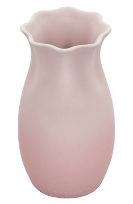 Le Creuset Small Stoneware Vase in Shell Pink