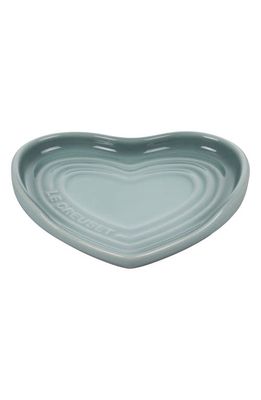 Le Creuset Stoneware Heart Spoon Rest in Sea Salt