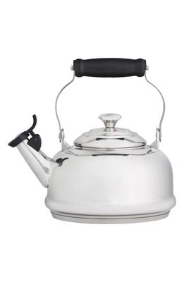 Le Creuset Whistling Tea Kettle in Stainless Steel