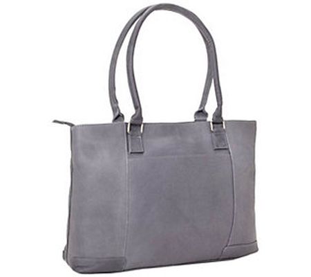 Le Donne Leather Classic Laptop Tote