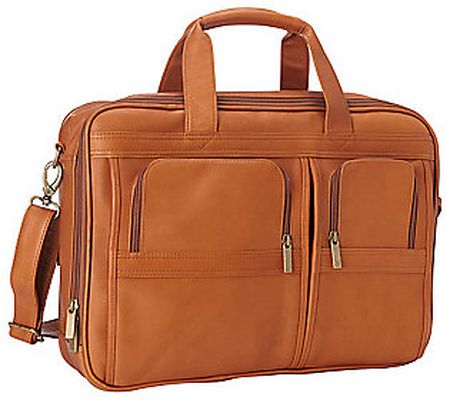 Le Donne Leather Executive Laptop Briefcase