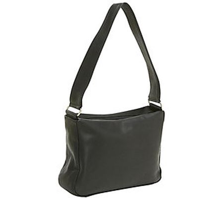 Le Donne Leather Top Zip Shoulder Bag