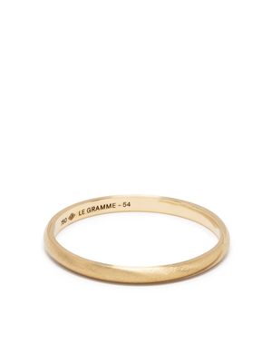 Le Gramme 18kt yellow gold 1g brushed ring