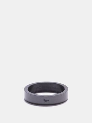 Le Gramme - 3g Brushed Ceramic Ring - Mens - Black